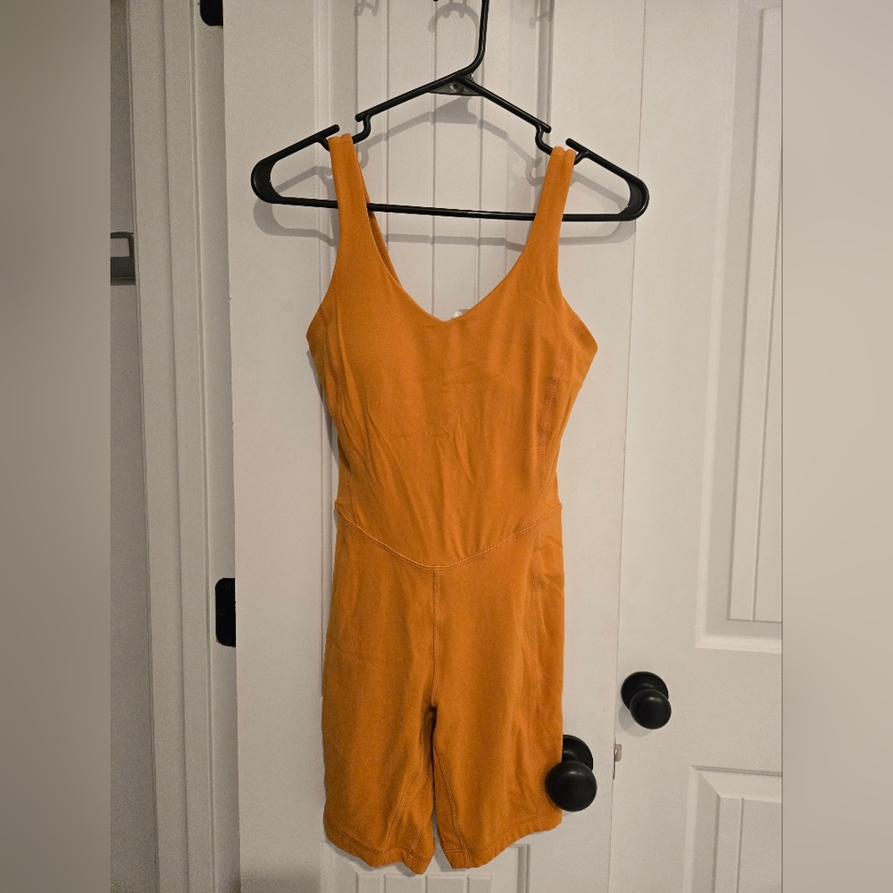 Women's Orange Jumpsuit